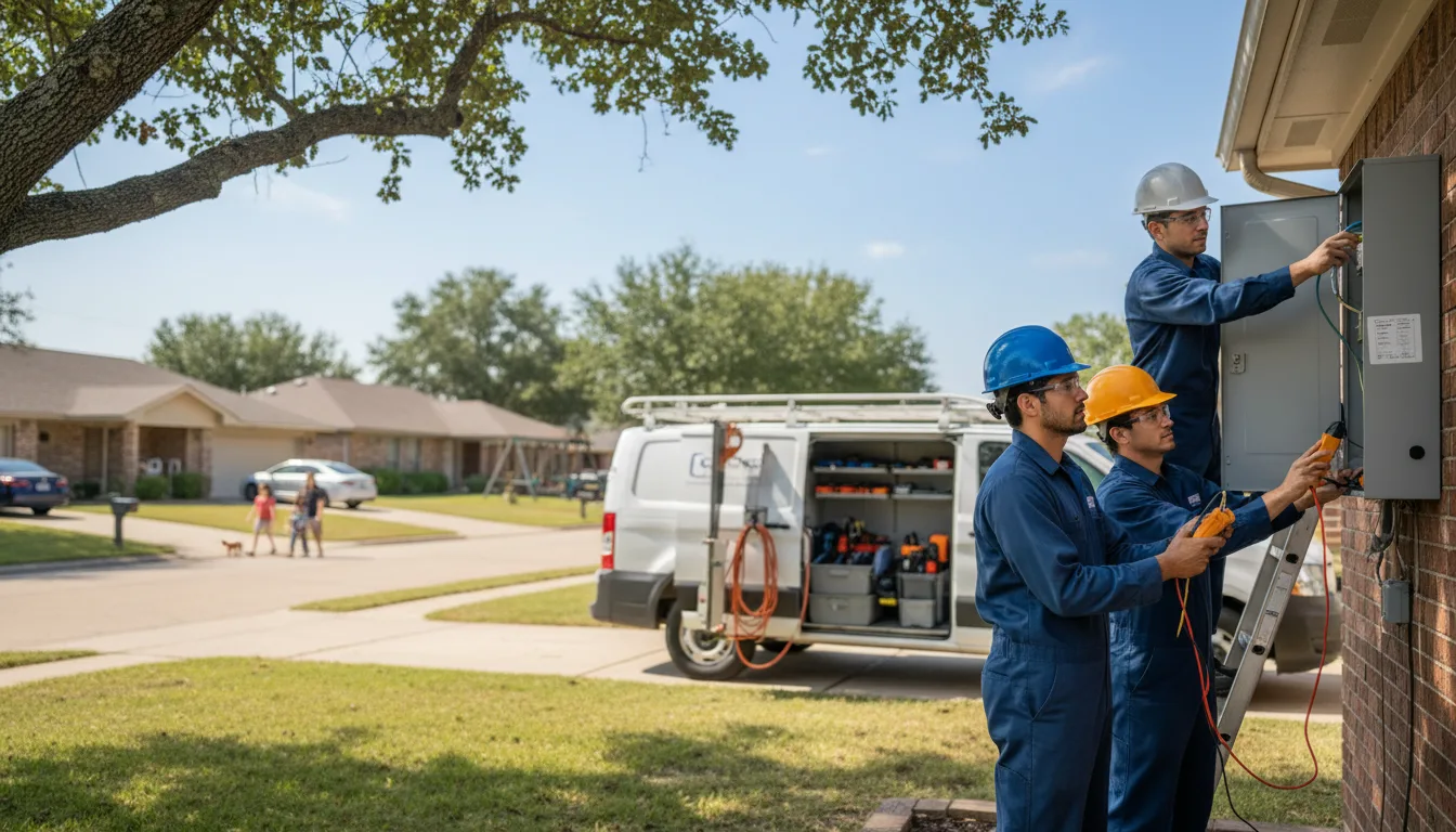 Certified electrician providing emergency electrical services in Elton, WI